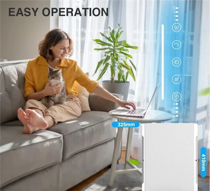 BKJ-20B Silent Working Home Air Purifier